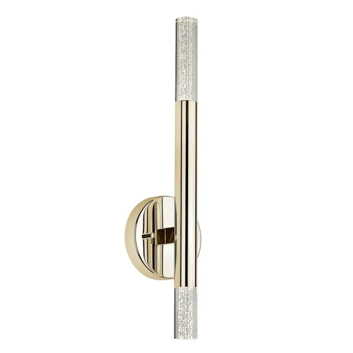 Złota lampa ścienna w kształcie tuby W0461-02E-F7F7 ONE | Kaja*Sklep Kaja Shop
