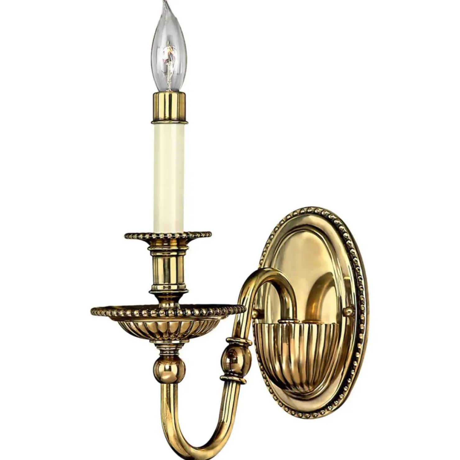 Złota lampa ścienna, świecznik HK-CAMBRIDGE1 z serii CAMBRIDGE*Sklep Kaja Flash Sale