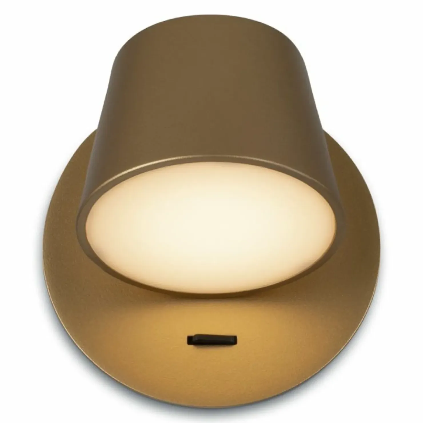 Złota lampa ścienna z włącznikiem MOD421WL-L6BS3K z serii PIXEL | Kaja*Sklep Kaja Discount