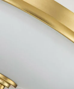 Złota lampa, półkolisty plafon FE-MALIBU-F-BATH-BB z serii MALIBU*Sklep Kaja New