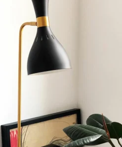 Złota lampa stołowa do biura FE-JOAN-TL-MB z serii JOAN*Sklep Kaja New