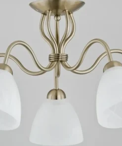Złota lampa sufitowa do eleganckiego salonu AL 19175 | Kaja*Sklep Kaja Cheap