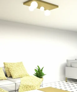 Best Sklep Kaja Złota lampa sufitowa do pokoju dziennego MLP8396 z serii BIBIONE | Kaja Oświetle