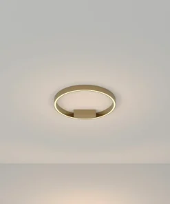 Złota lampa sufitowa, LED 25W MOD058CL-L25BS3K z serii RIM | Kaja*Sklep Kaja Clearance