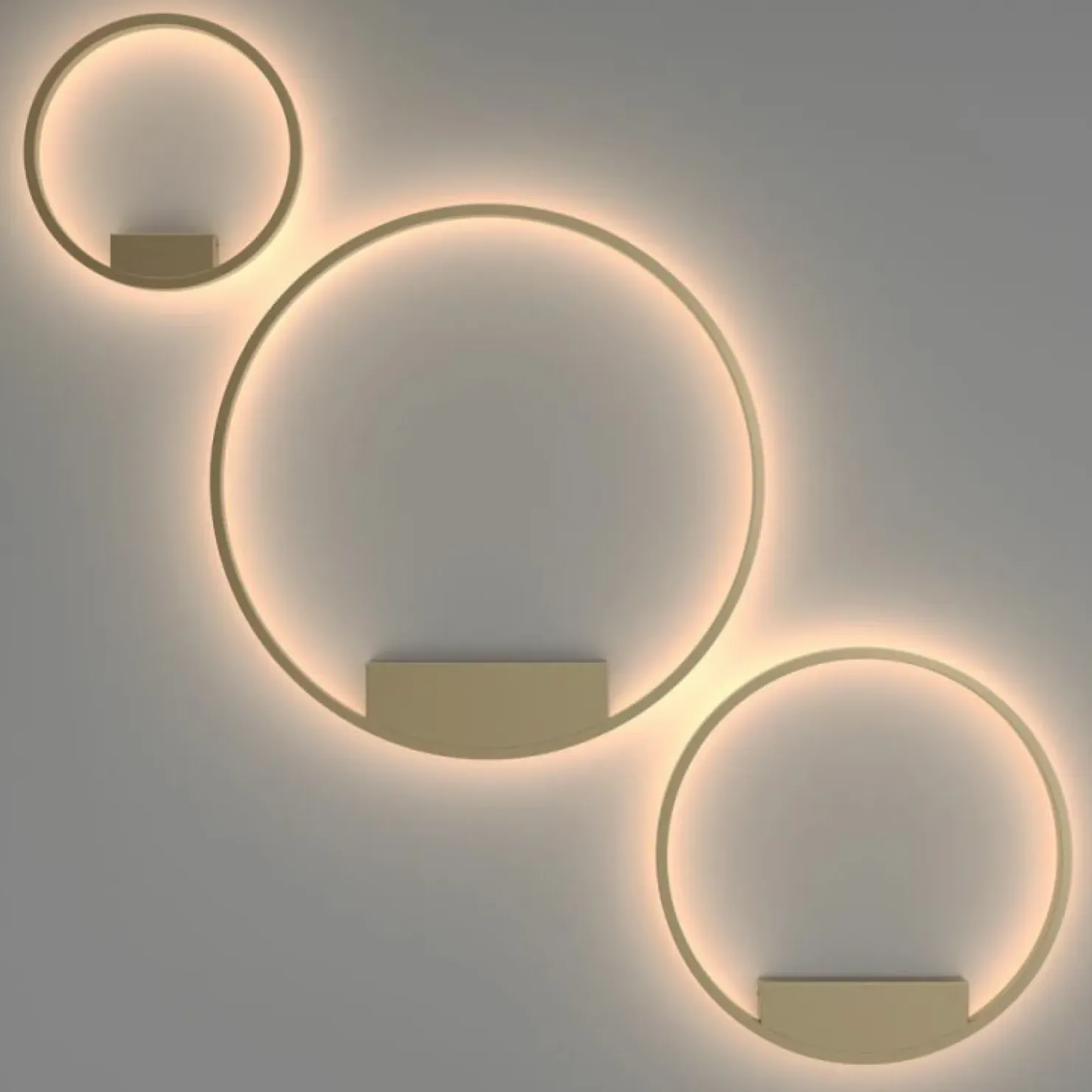 Złota lampa sufitowa, LED 25W MOD058CL-L25BS3K z serii RIM | Kaja*Sklep Kaja Clearance