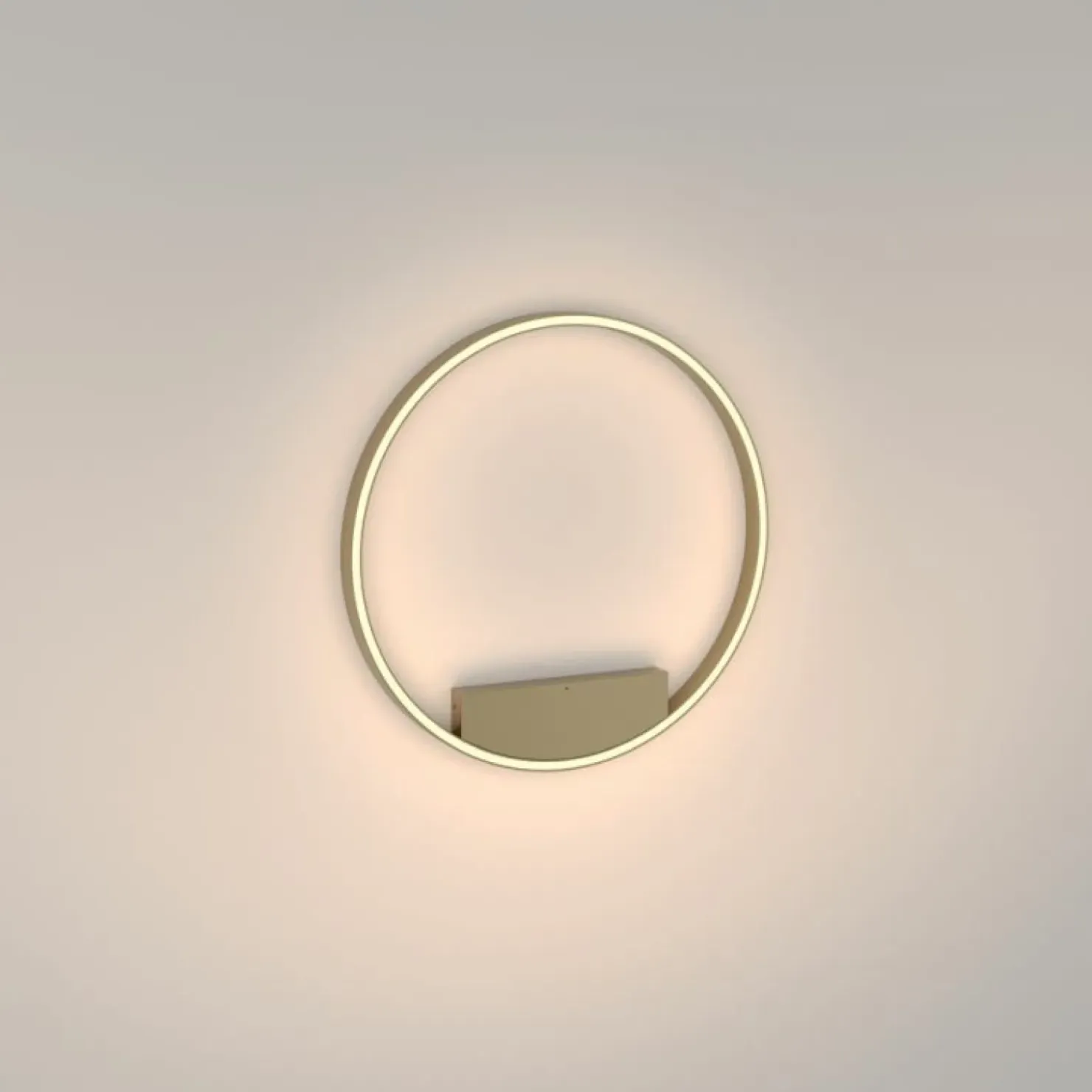 Złota lampa sufitowa, ledowy okrąg 37W MOD058CL-L35BS3K z serii RIM*Sklep Kaja Discount