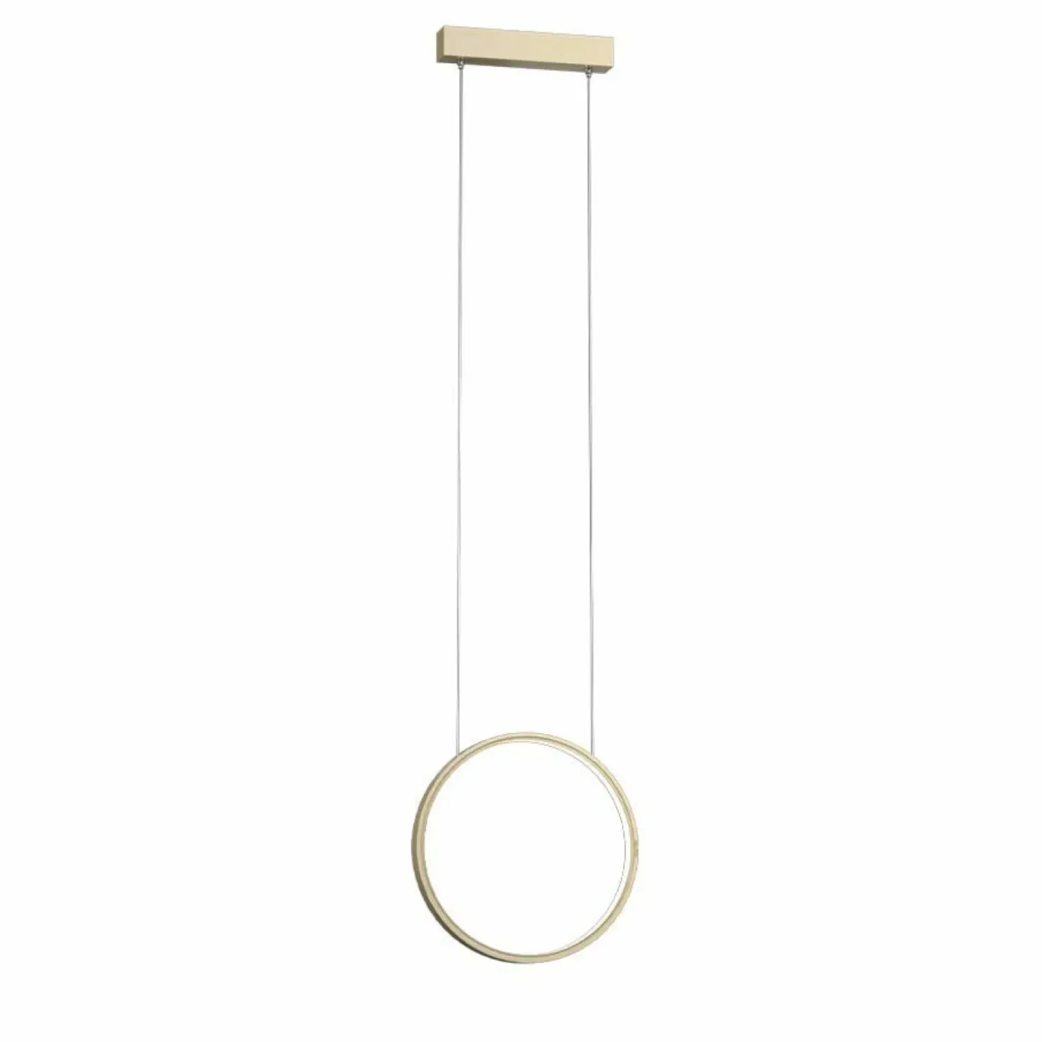 Best Sale Sklep Kaja Złota lampa wisząca koło LED ⌀27cm 3000K ANT 5316 AGARO | Kaja
