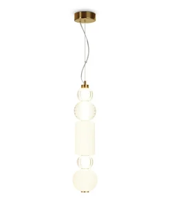 Store Sklep Kaja Złota lampa wisząca, ledowa, o mocy 35W P069PL-L35G3K1 z serii COLLAR
