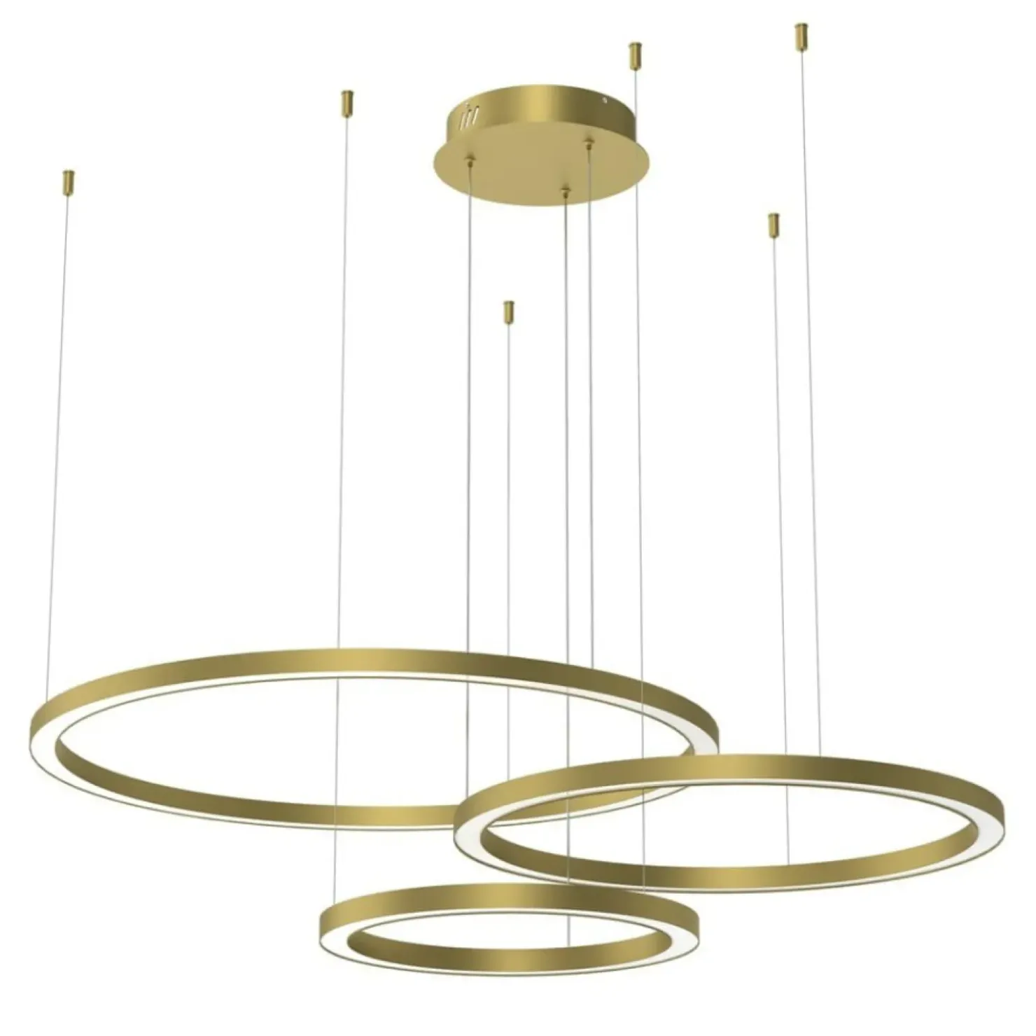 Shop Sklep Kaja Złota lampa wisząca, okręgi o różnej wielkości ML8790 z serii GALAXIA | Kaja Ośw