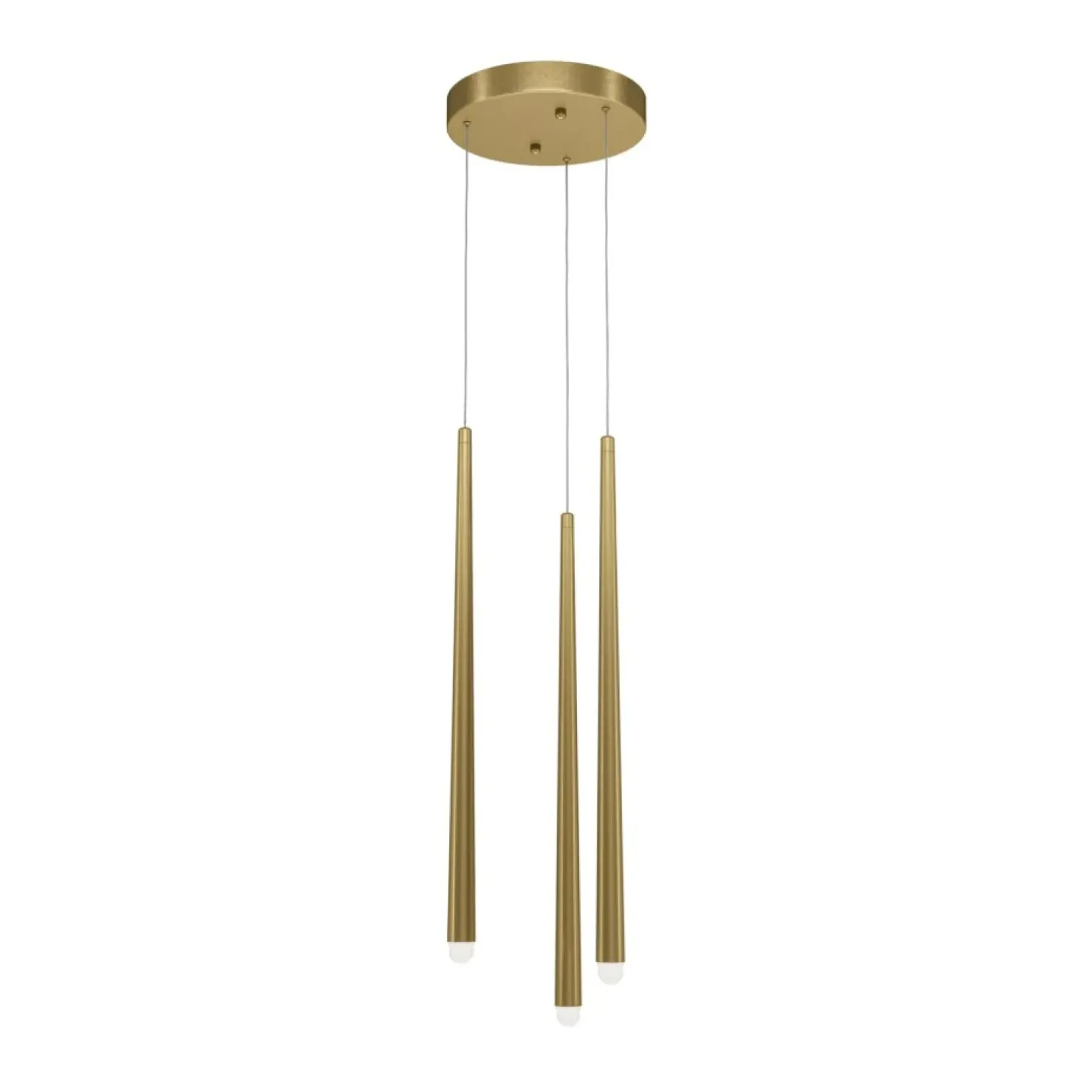 Clearance Sklep Kaja Złota lampa wisząca, trzy zwisy MOD132PL-L18BSK z serii CASCADE