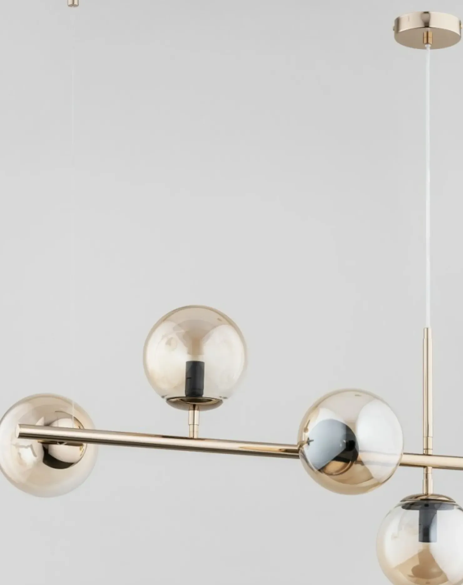 Sale Sklep Kaja Złota lampa wisząca w eleganckim stylu AL 63040 | Kaja