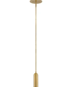 Outlet Sklep Kaja Złota lampa wisząca, wbudowany LED HK-DAX-MP-HB z serii DAX starymosiądz