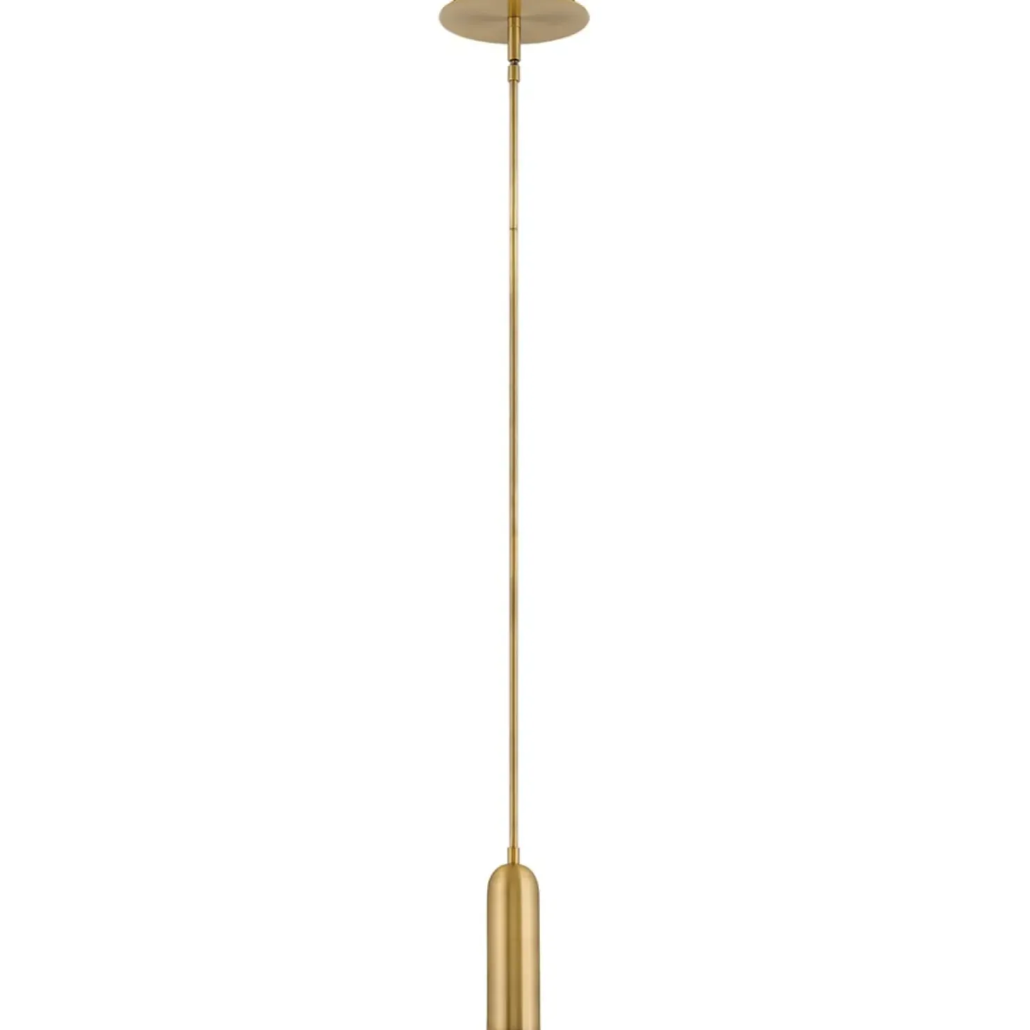 Outlet Sklep Kaja Złota lampa wisząca, wbudowany LED HK-DAX-MP-HB z serii DAX starymosiądz