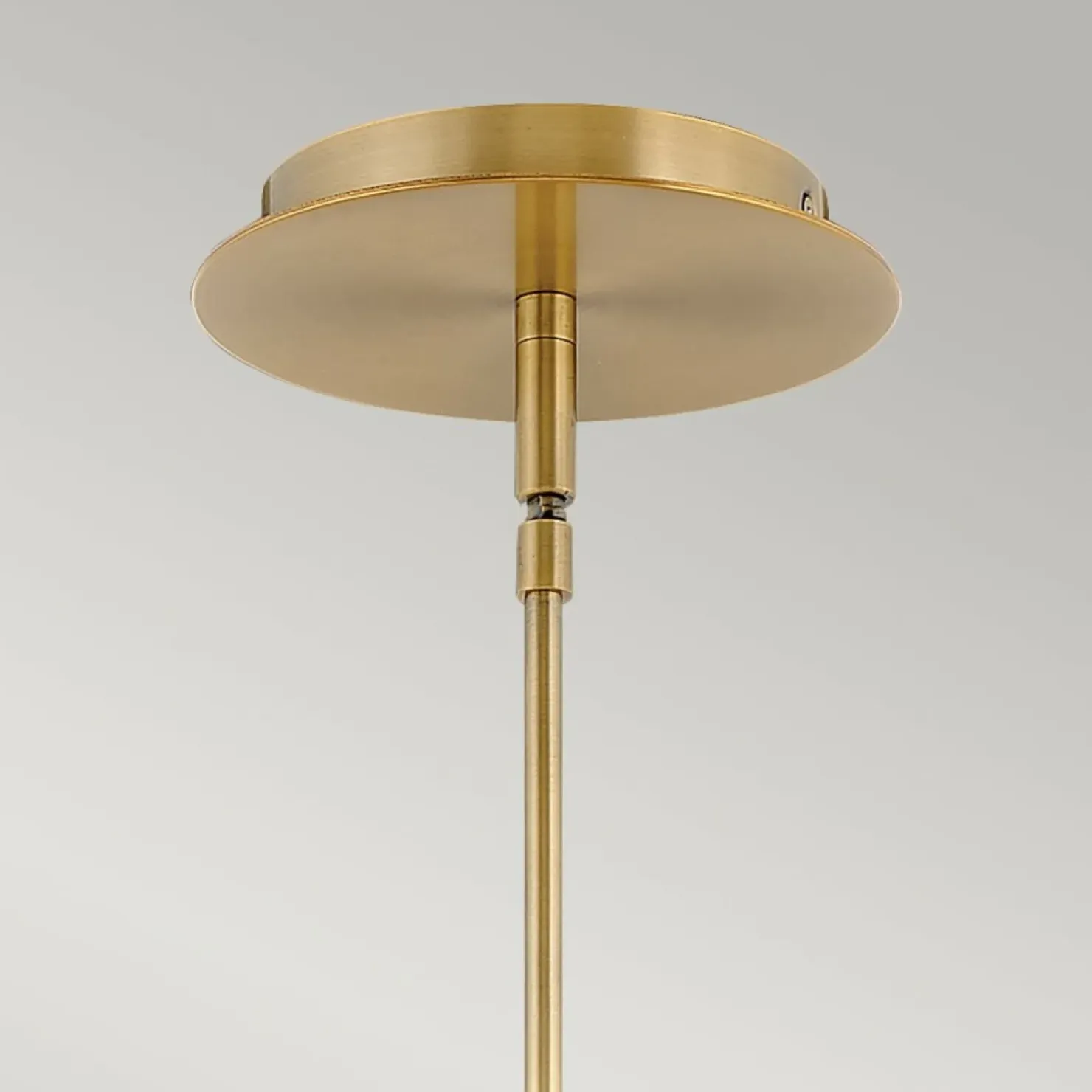 Outlet Sklep Kaja Złota lampa wisząca, wbudowany LED HK-DAX-MP-HB z serii DAX starymosiądz
