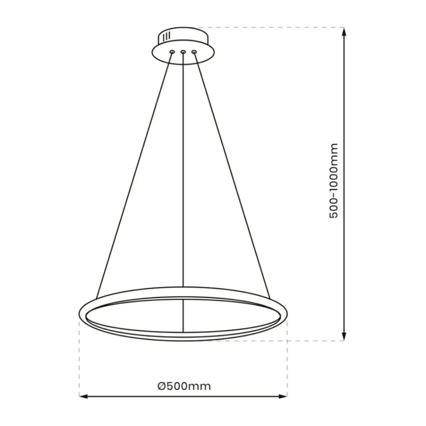 Hot Sklep Kaja Złota lampa wisząca z wbudowanym LED-em ML7941 z serii ROTONDA | Kaja Oświetleni