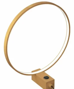 Złota lampka nocna koło LED ⌀27cm 4000K ANT 2005 AGARO | Kaja*Sklep Kaja Shop