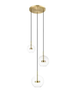 Shop Sklep Kaja Złota, ledowa lampa z kloszami P0428-03L-L4AC ENCELADUS | Kaja