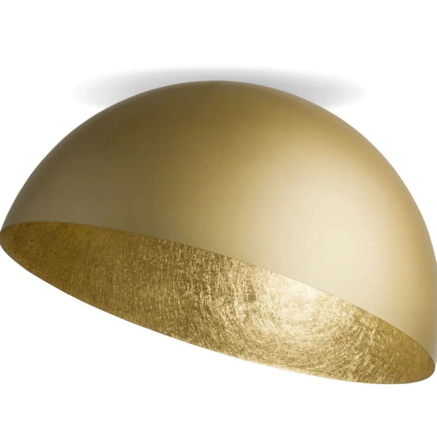 Store Sklep Kaja Złota, nietypowa lampa sufitowa półkula SIG 32478 z serii SFERA 35 ZŁ