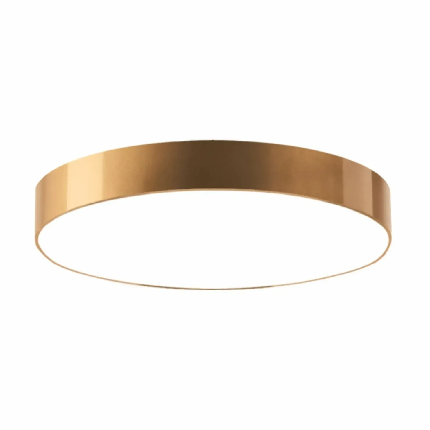 Złota, okrągła lampa sufitowa E27 ⌀60cm ANT 1294 SENGO | Kaja*Sklep Kaja Outlet