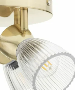 Hot Sklep Kaja Złota, okrągła lampa sufitowa z reflektorami ML9977 BEST | Kaja
