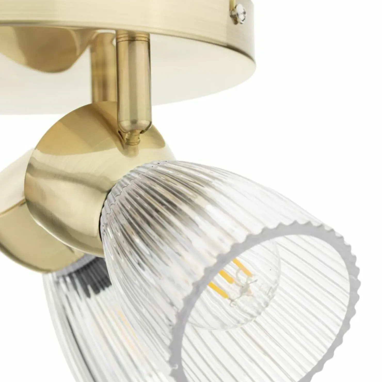 Hot Sklep Kaja Złota, okrągła lampa sufitowa z reflektorami ML9977 BEST | Kaja