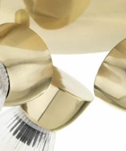 Hot Sklep Kaja Złota, okrągła lampa sufitowa z reflektorami ML9977 BEST | Kaja