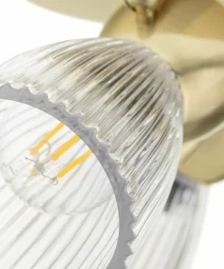 Hot Sklep Kaja Złota, okrągła lampa sufitowa z reflektorami ML9977 BEST | Kaja