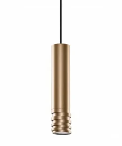 Store Sklep Kaja Złota tuba lampa wisząca wąska dekoracyjna AZ3130 LOCUS | Kaja szampański