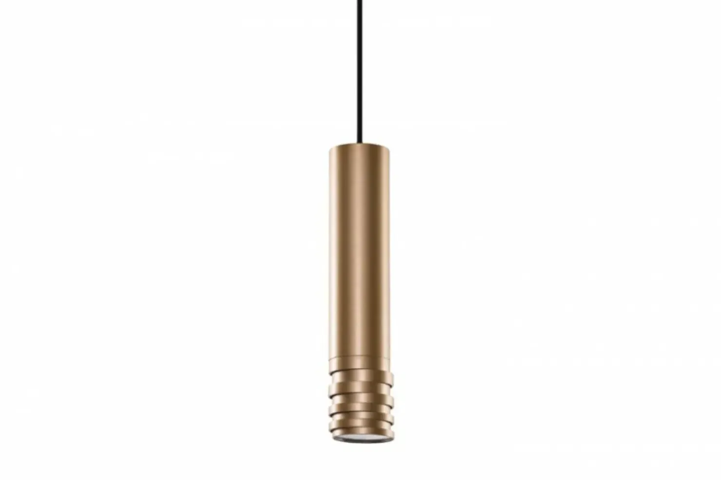 Store Sklep Kaja Złota tuba lampa wisząca wąska dekoracyjna AZ3130 LOCUS | Kaja szampański