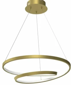 Discount Sklep Kaja Złota wstążka wisząca ze światłem LED ML7950 LUCERO | Kaja Oświetlenie