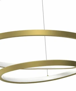 Discount Sklep Kaja Złota wstążka wisząca ze światłem LED ML7950 LUCERO | Kaja Oświetlenie