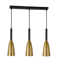 Best Sale Sklep Kaja Złote tuby na listwie sufitowej LP-181/3L GD SOLIN | Kaja Oświetlenie
