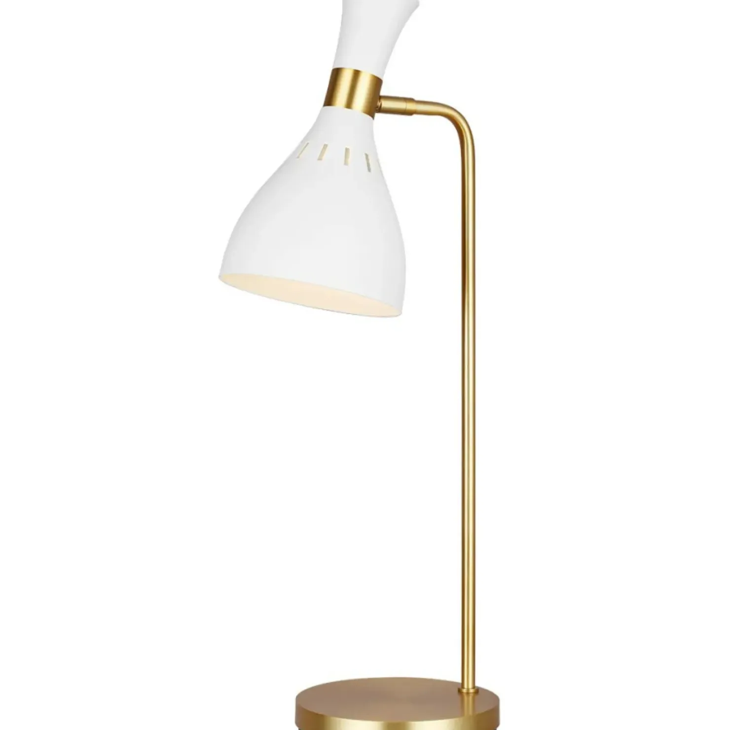 Złoto-biała lampa stołowa, nocna FE-JOAN-TL-MW z serii JOAN*Sklep Kaja Online