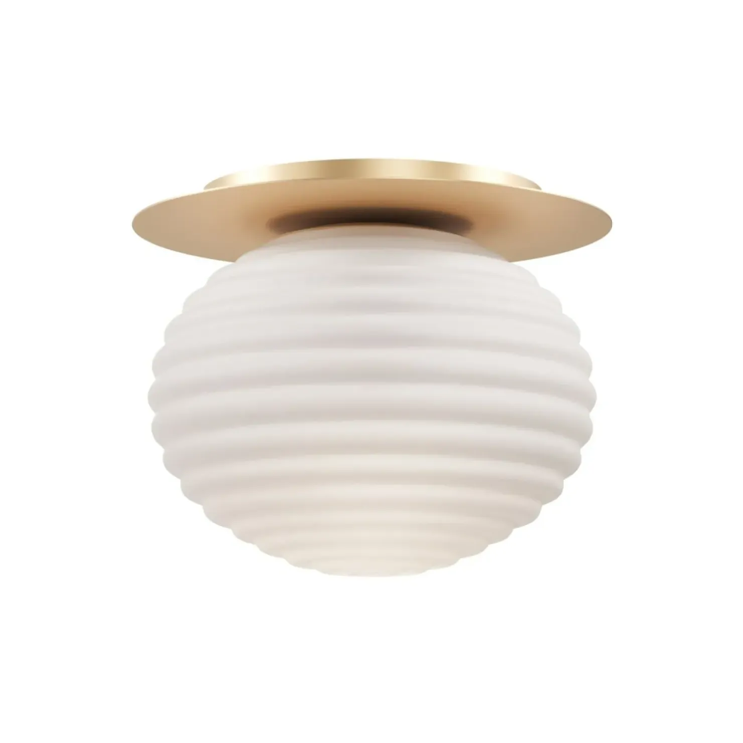 Store Sklep Kaja Złoto-biała lampa sufitowa z dużym gwintem MOD268CL-01G z serii REELS
