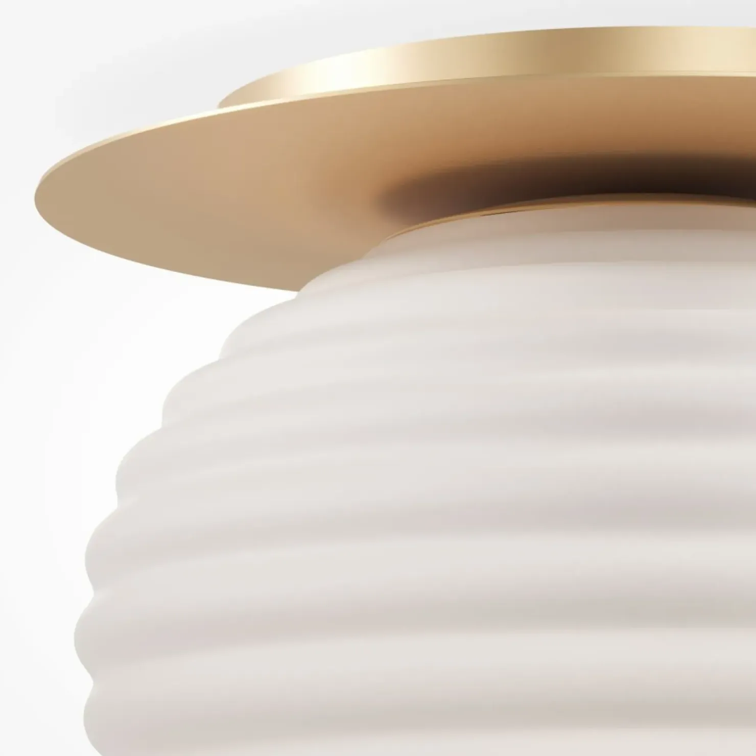 Store Sklep Kaja Złoto-biała lampa sufitowa z dużym gwintem MOD268CL-01G z serii REELS