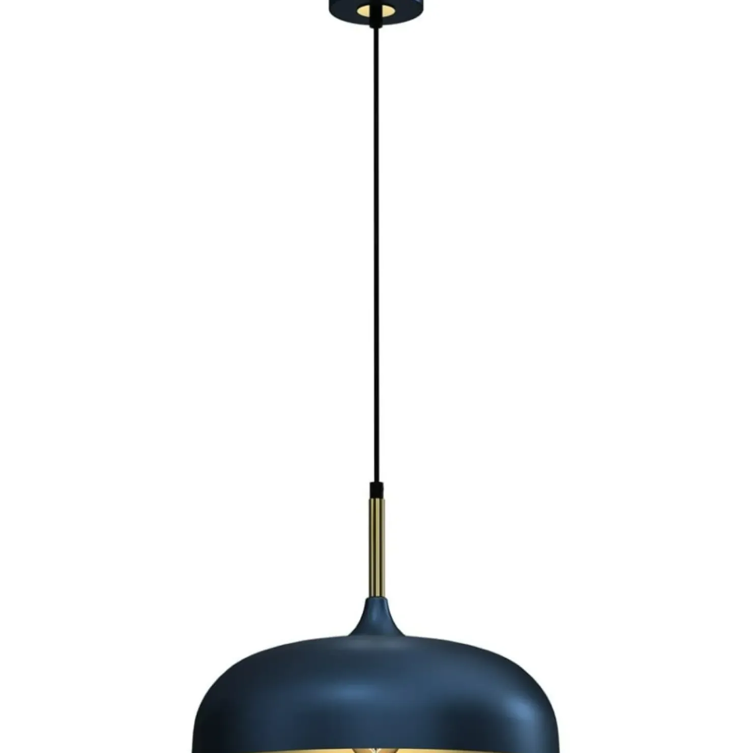 Clearance Sklep Kaja Złoto-niebieska lampa wisząca do kuchni MLP8033 z serii LINCOLN | Kaja Oświetlen