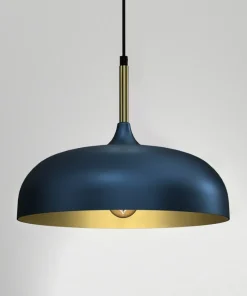Clearance Sklep Kaja Złoto-niebieska lampa wisząca do kuchni MLP8033 z serii LINCOLN | Kaja Oświetlen