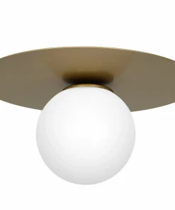 plafon, lampa sufitowa z białym kloszem LX 3309 z serii FLAT*Sklep Kaja Fashion