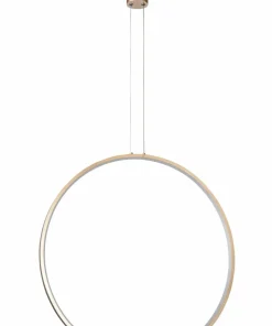 Cheap Sklep Kaja Złoty żyrandol LED, pionowy zwis obręcz ⌀60cm AZ5256 MASSIMA | Kaja złotopiaskowane
