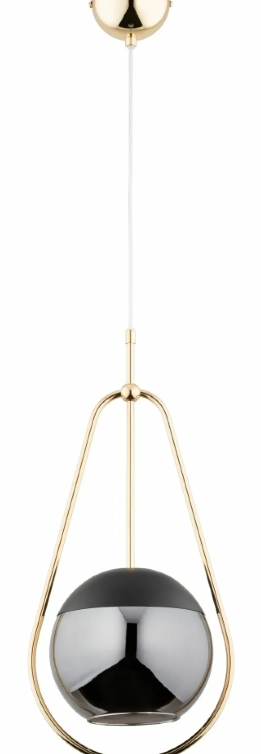 Shop Sklep Kaja Złoty zwis typu kropla z ciemnym kloszem AL 61246 EL-DORADO | Kaja