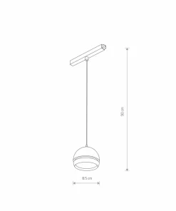 Zwis kula do szyny magnetycznej 1F 10654 LVM SLOT LED | Kaja*Sklep Kaja Hot